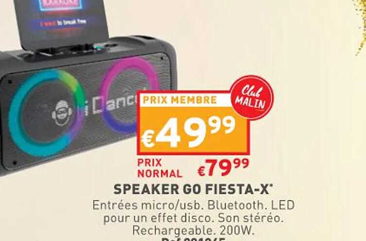 Speaker Go Fiesta-x