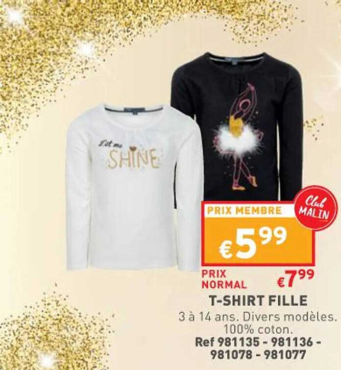 t-shirt fille