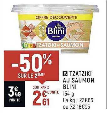 Tzatziki Au Saumon Blini