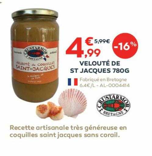 velouté de st jacques 780 g