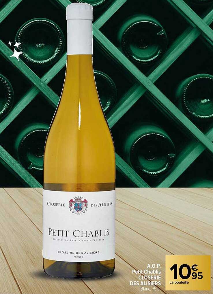 a.o.p. petit chablis closerie des alisiers