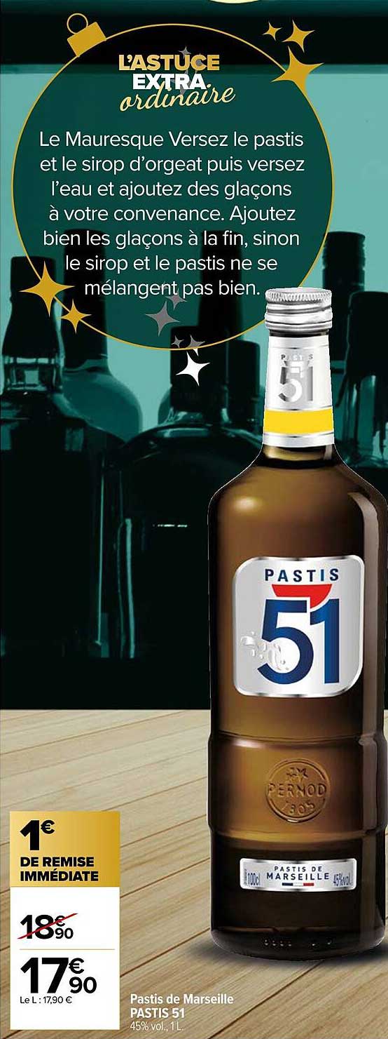 Pastis De Marseille Pastis 51