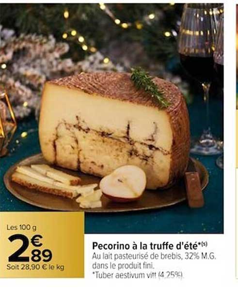 Pecorino à La Truffe D'été