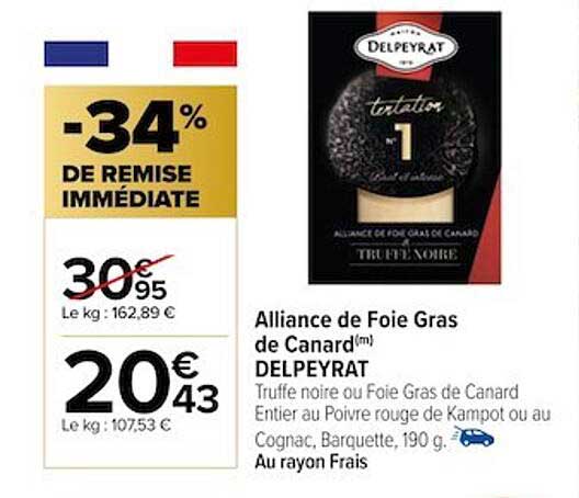 alliance de foie gras de canard delpeyrat