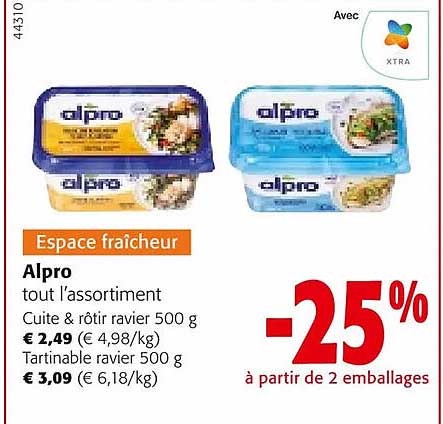 Alpro Cuite & Rôtir Ravier, Tartinable Ravier