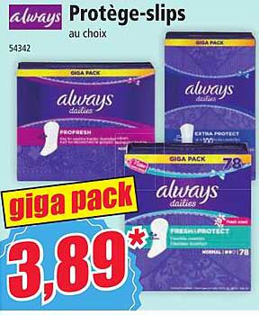 always protège-slips