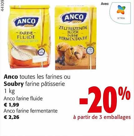 Anco Les Farines Ou Soubry Farine Pâtisserie
