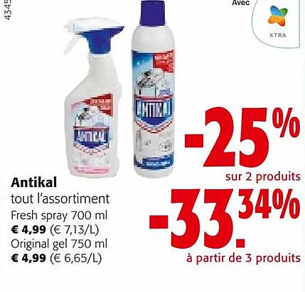 Antikal Fresh Spray, Original Gel