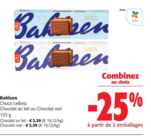 bahlsen choco leibniz, chocolat au lait chocolat noir