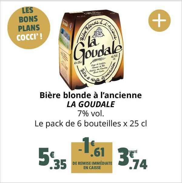 Bière Blonde à L'ancienne La Goudale