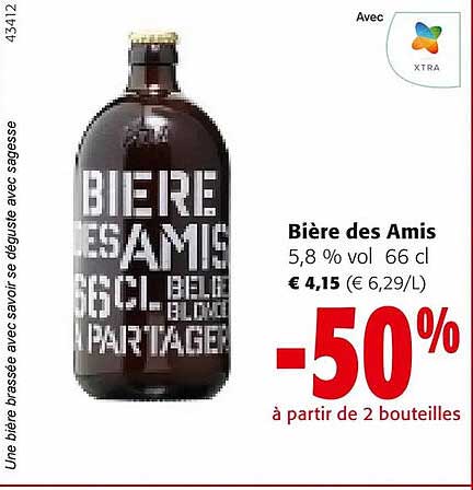 bière des amis 5,8% vol.