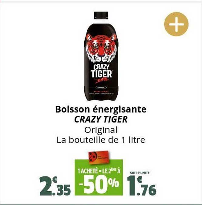 boisson énergisante crazy tiger