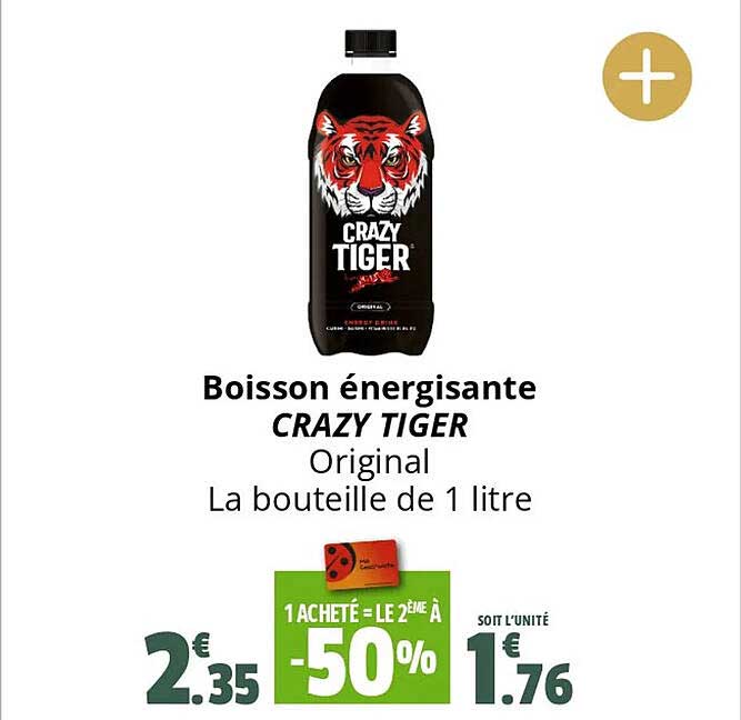 boisson énergisante crazy tiger