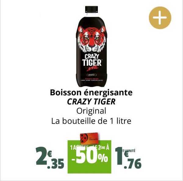 boisson énergisante crazy tiger