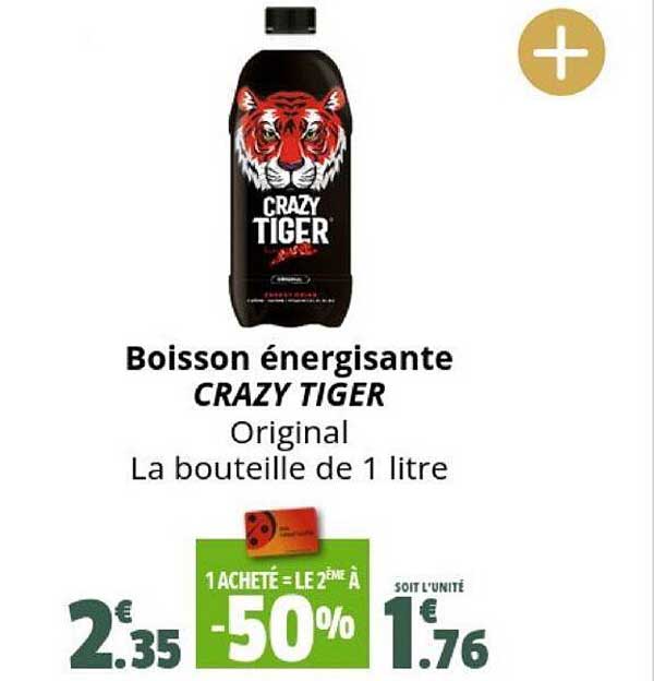 boisson énergisante crazy tiger