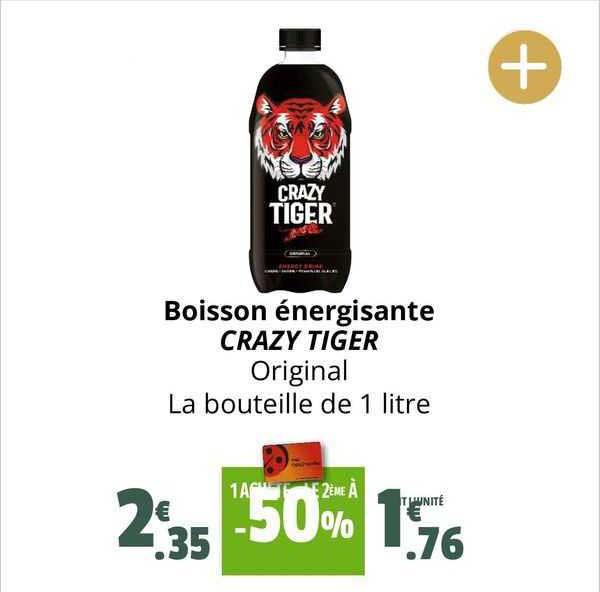 Boisson énergisante Crazy Tiger