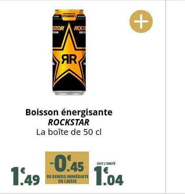 Boisson énergisante Rockstar