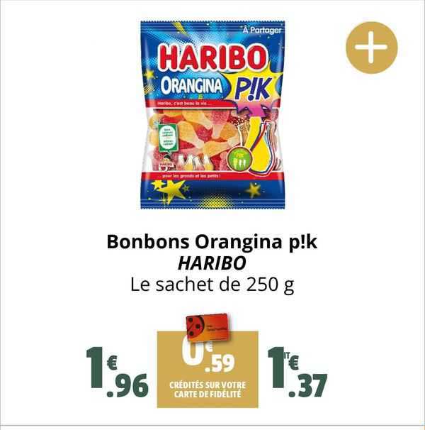 Bonbons Orangina P!k Haribo