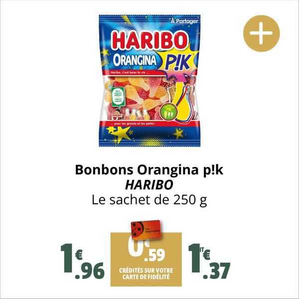 Bonbons Orangina P!k Haribo