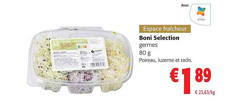boni selection germes