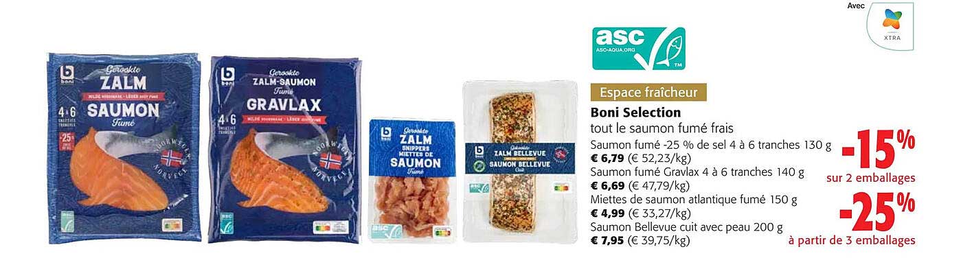 Boni Selection Tout Le Saumon Fumé Frais Saumon Fumé