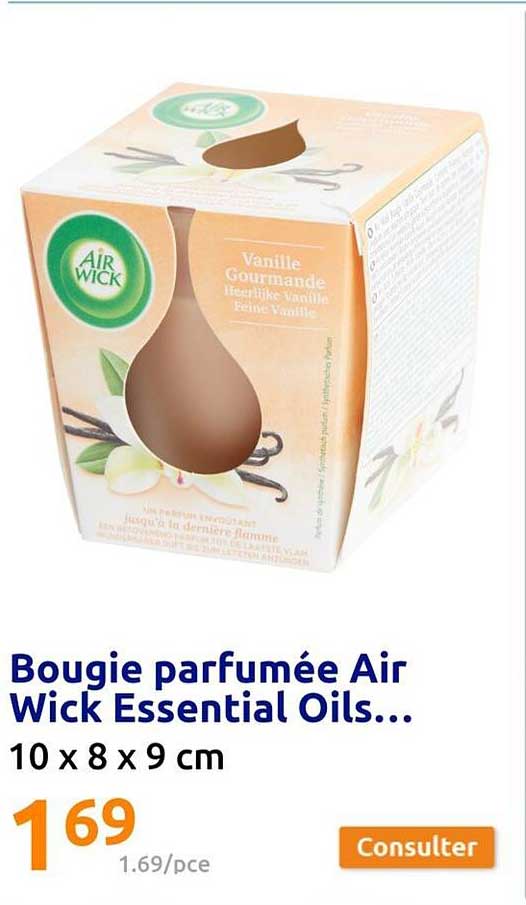 bougie parfumée air wick essential oils...