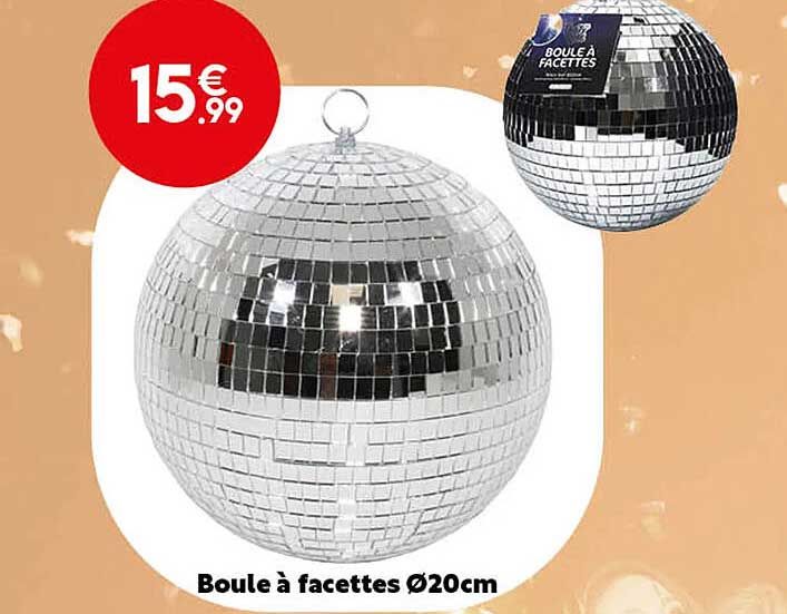 Boule à Facettes ø 20 Cm