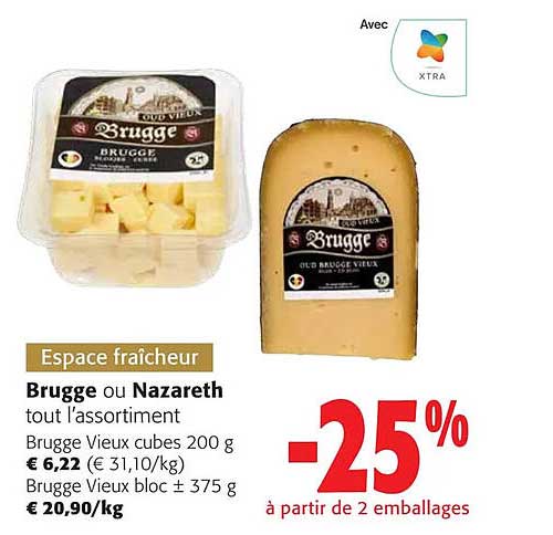 brugge ou nazareth tout l'assortiment brugge vieux cubes