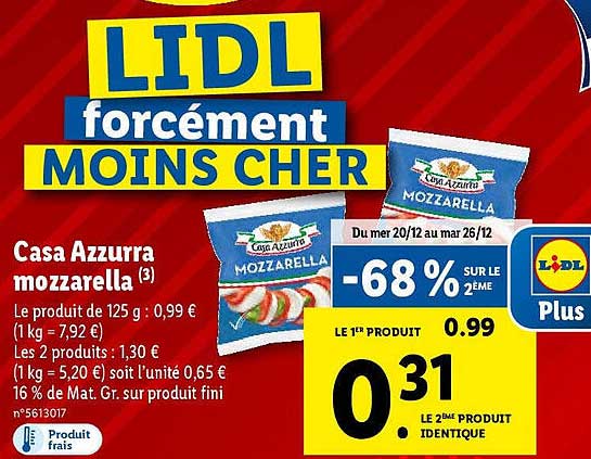 casa azzurra mozzarella