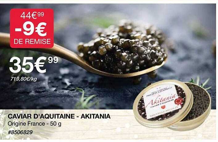 caviar d'aquitaine - akitania