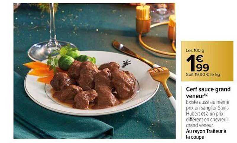 cerf sauce grand veneur