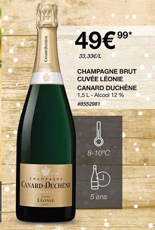 champagne brut cuvée léonie canard duchêne