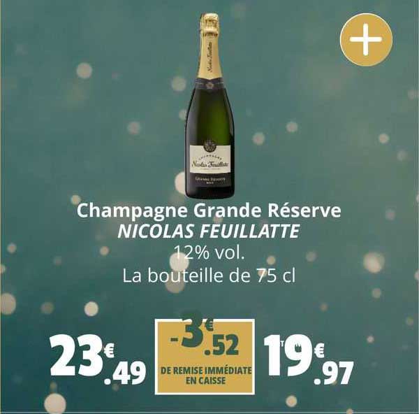 champagne grande réserve nicolas feuillatte