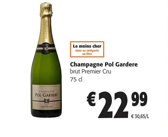 champagne pol gardere brut premier cru