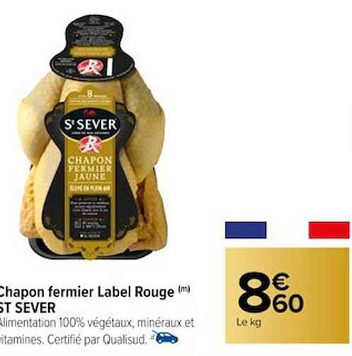 chapon fermier label rouge st sever
