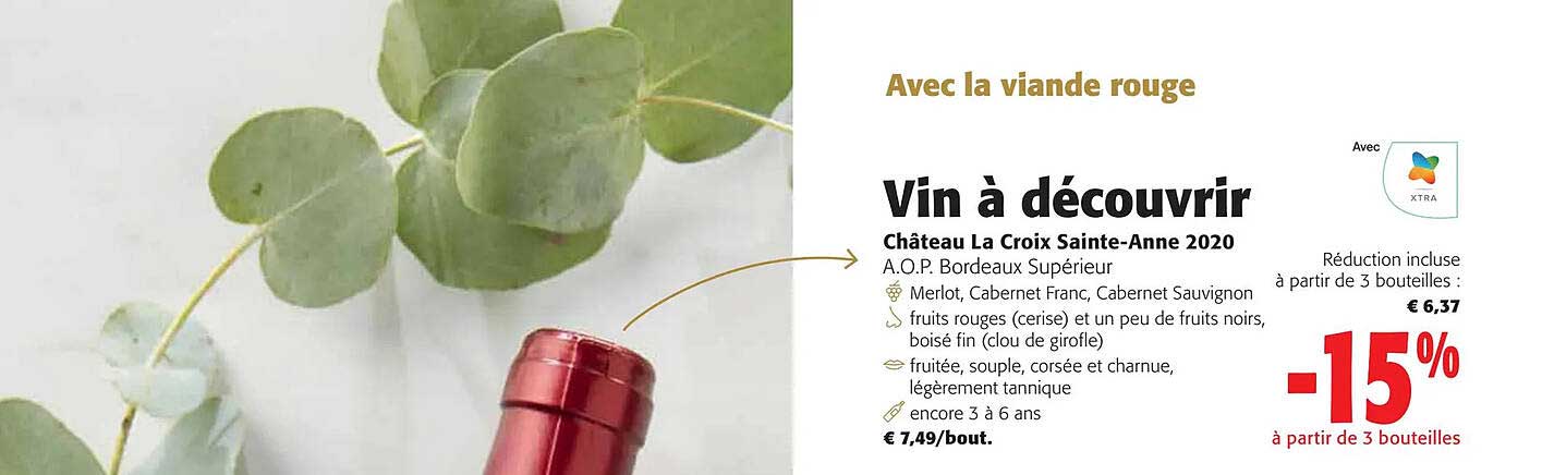 chateau la croix sainte-anne 2020