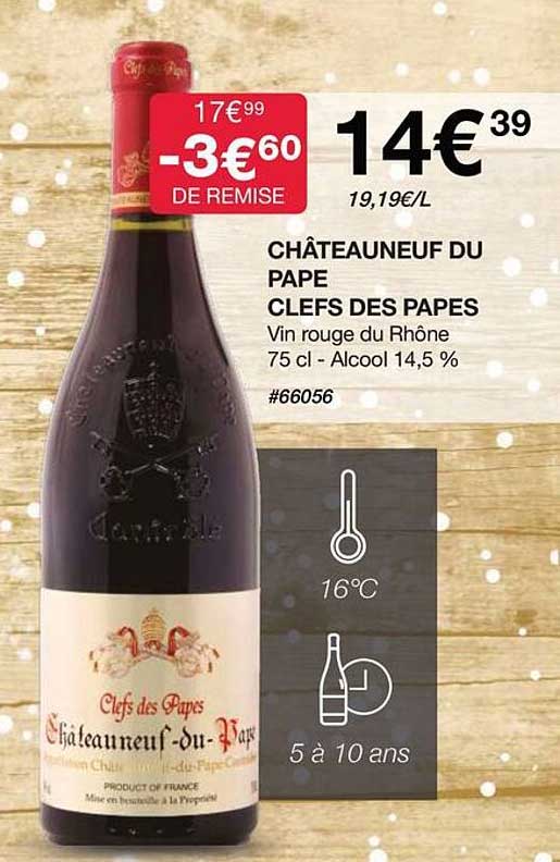 châteauneuf du pape clefs des papes