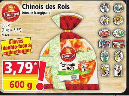 chinois des rois fournée dorée