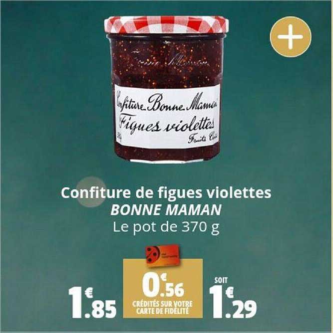 confiture de figues violettes bonne maman