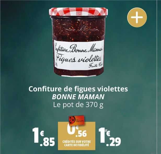 confiture de figues violettes bonne maman