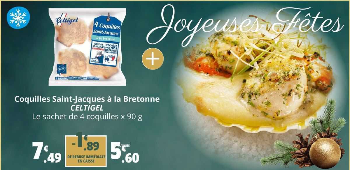 coquilles saint-jacques à la bretonne celtigel