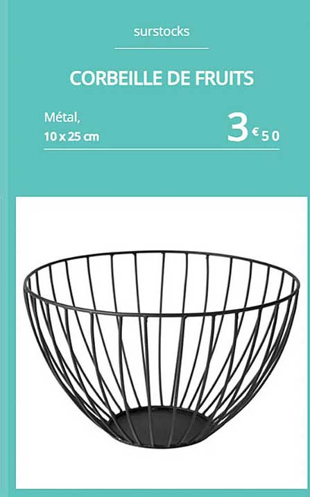 Corbeille De Fruits Métal