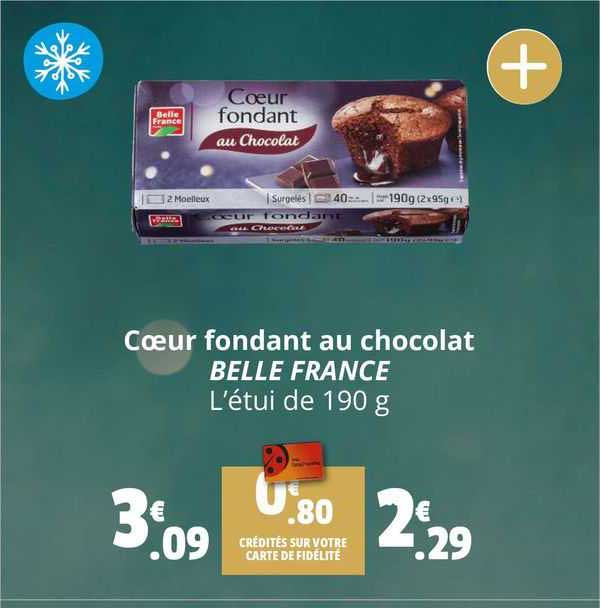 Cœur Fondant Au Chocolat Belle France