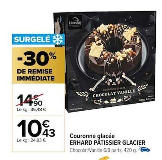 Couronne Glacée Erhard Pâtissier Glacier