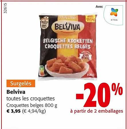 Croquettes Belges Belviva