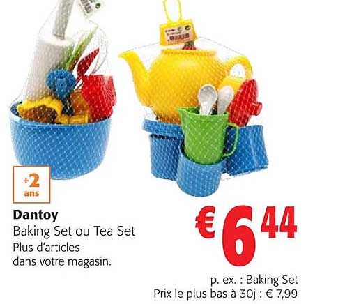 dantoy baking set ou tea set