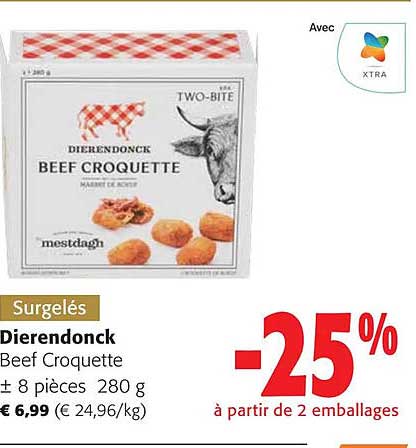 dierendonck beef croquette