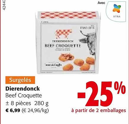 dierendonck beef croquette