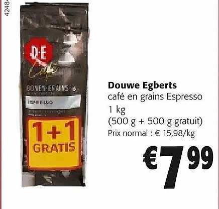 douwe egberts café en grains espresso