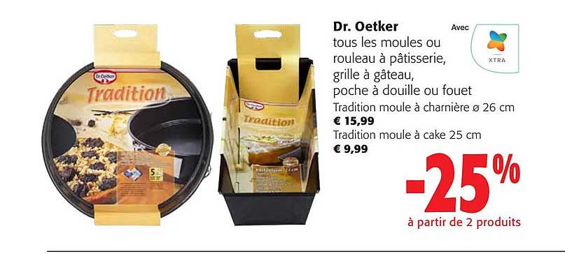 dr. oetker tous les moules ou rouleau à pâtisserie, grille à gâteau poche à douille ou fouet